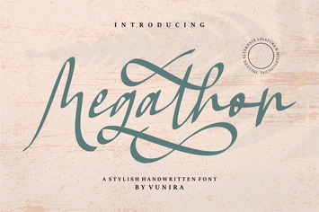 Megathon | A Stylish Handwritten Font