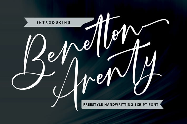 Benetton Arenty | Freestyle Handwritting Script 