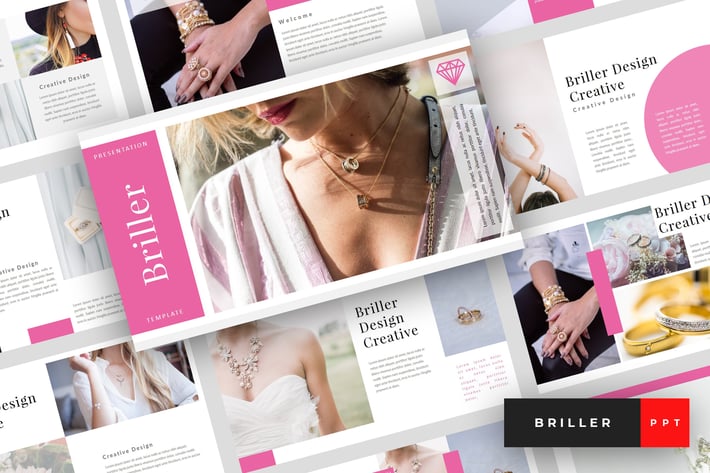 Briller - Jewerly PowerPoint Template