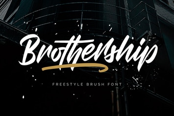 Brothership - Freestyle Brush Font