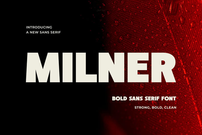 Milner - Modern Bold Sans Serif