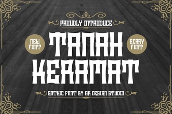 Tanah Keramat - Gothic Font