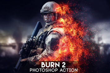 Burn 2 Photoshop Action