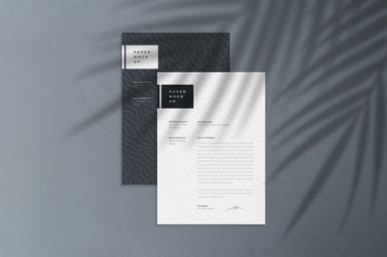 A4 Paper Mockup PSD Template