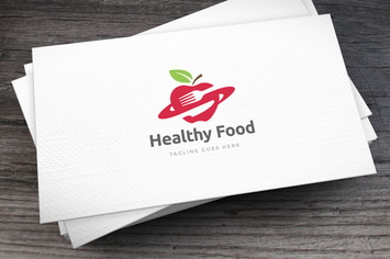 Healthy Food Logo Template
