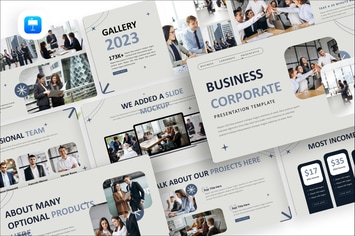 Clean Corporate Keynote Presentation Template
