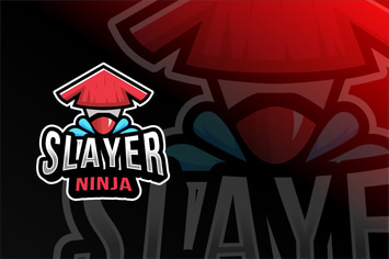 Slayer Ninja Esport Logo Template