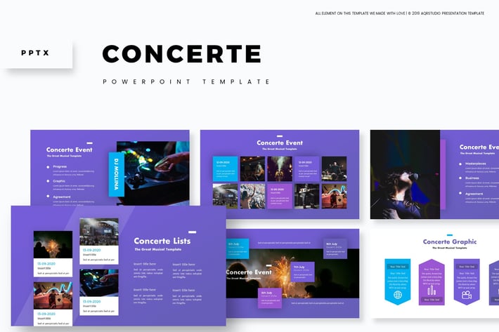 Concerte - Powerpoint Template