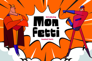 Monfetti - Playful Comic Fonts
