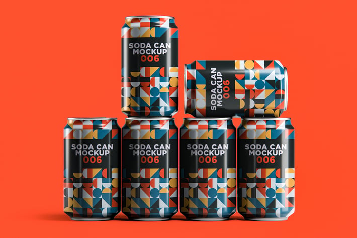 Soda Can Mockup 006