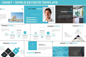 Onnet - Simple Keynote Template