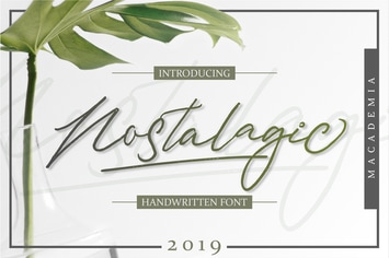 Nostalagic - Script Font