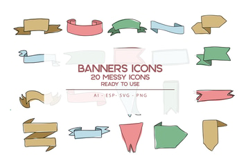 Banners Icons set