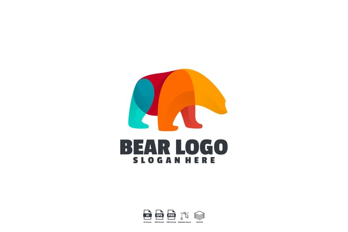 bear logo template