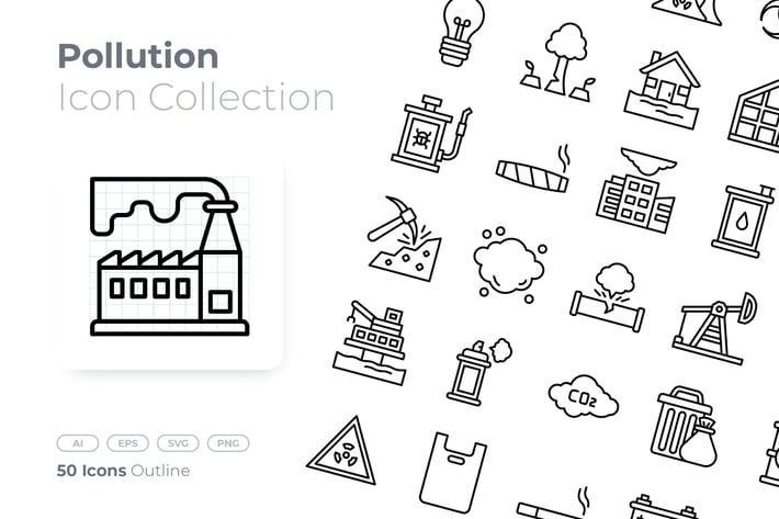 Pollution Outline Icon