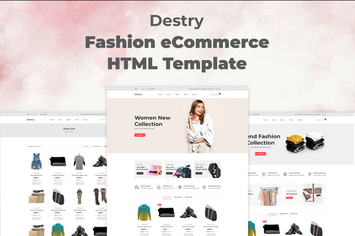 Destry - Fashion eCommerce HTML Template