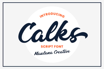 Calks Script Font