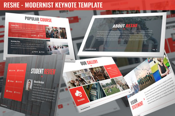Reshe - Modernist Keynote Template