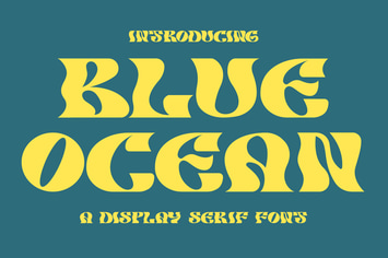 Blue Ocean Display Serif Font