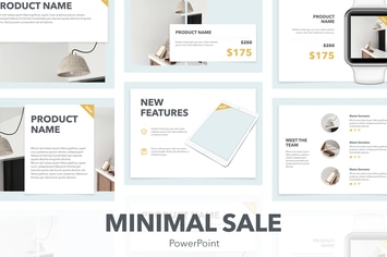 Minimal Sale PowerPoint Template