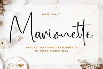 Marionette - Signature Font