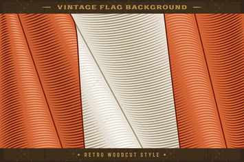 Vintage Flag Of Peru. Close-up Background