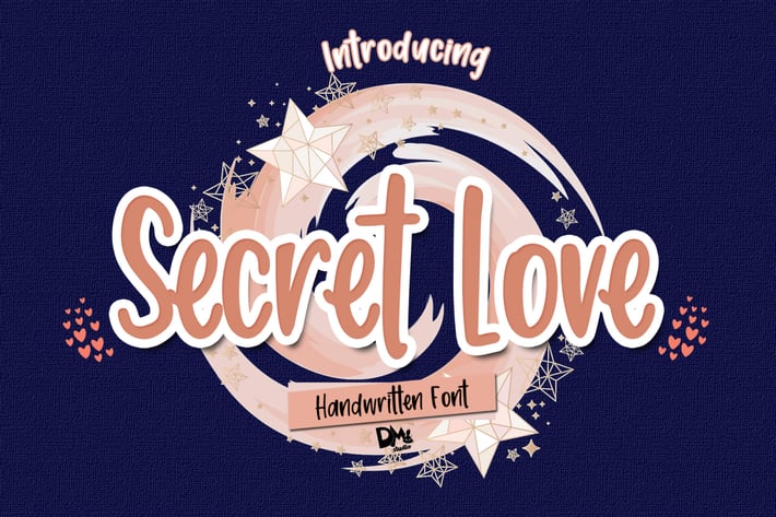 Secret Love - Handwritten Font