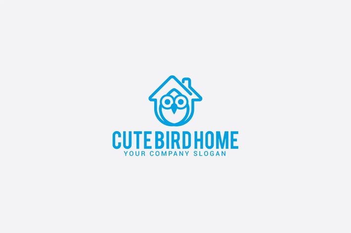 cute bird home