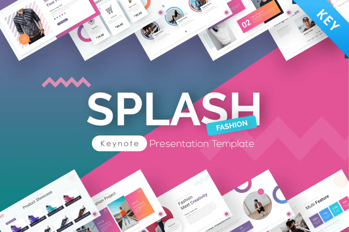 Splash Fashion Keynote Presentation Template