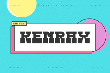 Kenrax - Groovy Font