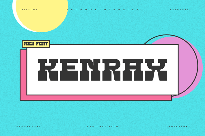 Kenrax - Groovy Font