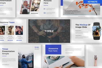 Timez Mnml Keynote Presentation Template