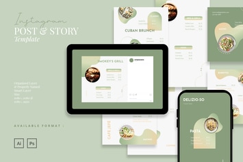 Restaurant Menu Instagram