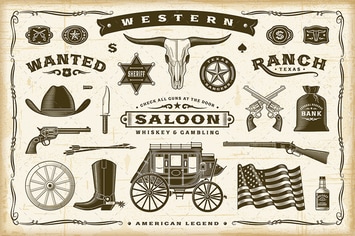 Vintage Western Set