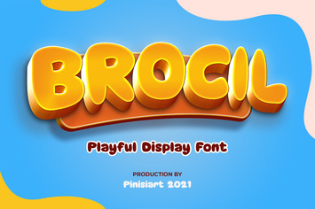 BROCIL - kids font