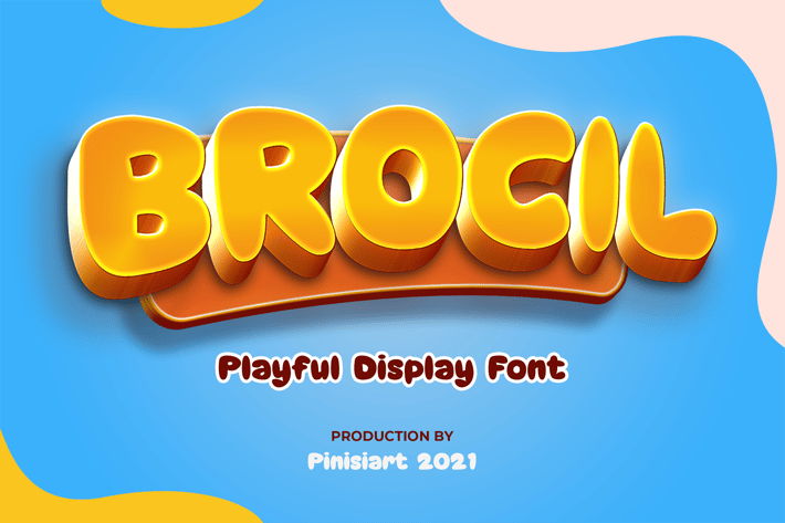 BROCIL - kids font