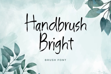 Handbrush Bright Brush Handwritten Font