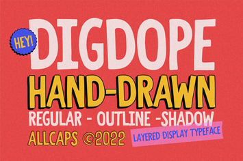 Digdope Typeface