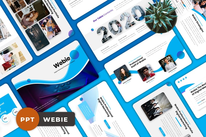 Webie - Digital Marketing Powerpoint Templates