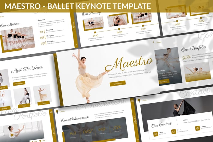 Maestro - Ballet Keynote Template
