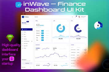 14_Overview. inWave — Finance dashboard UI Kit
