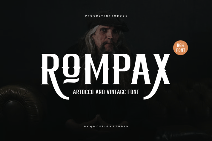 Rompax - Artdeco & Rustic Font
