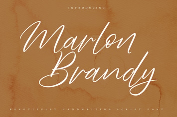 Marlon Brendy Handwriting Script Font