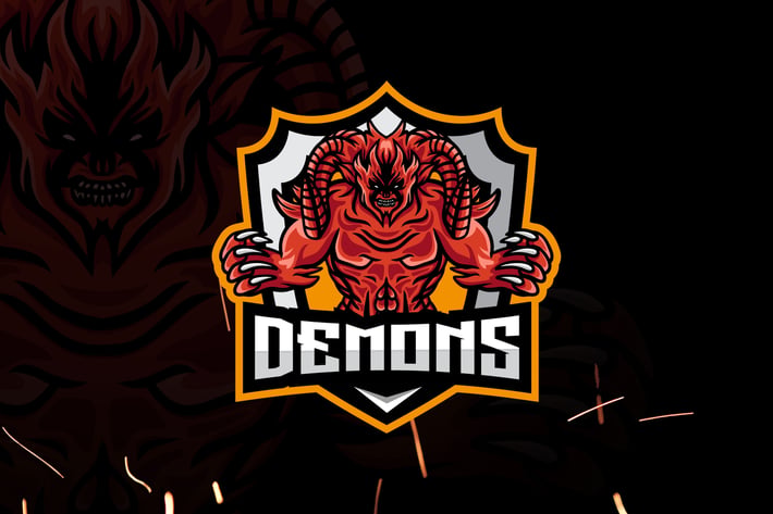 Demon Esports - Mascot & Esport Logo