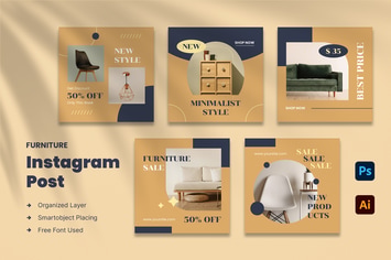 Furniture Instagram Post