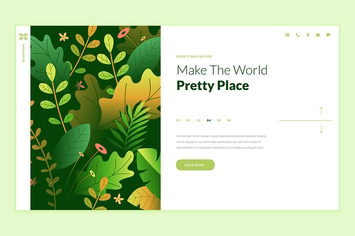 Beauty Web Page Design Template