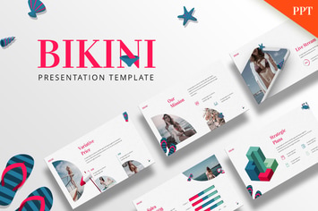 Bikini - Model Powerpoint Template