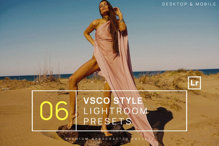 6 VSCO Style Lightroom Presets + Mobile