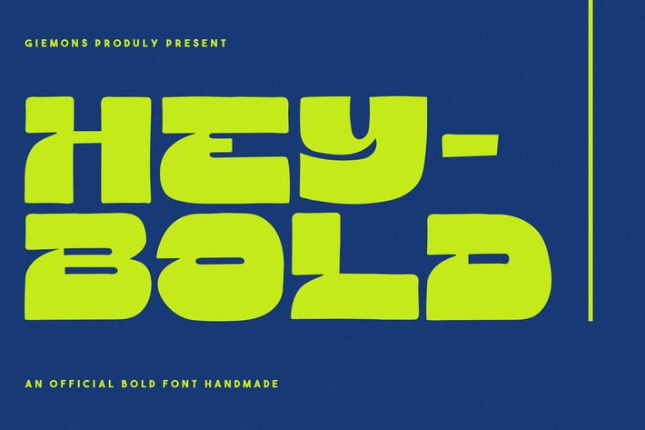Hey Bold - Font