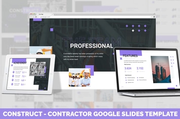 Construct - Contractor Google Slides Template